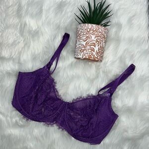 Victoria’s Secret Dream Angels Wicked Unlined lace Balconette bra 34DDD